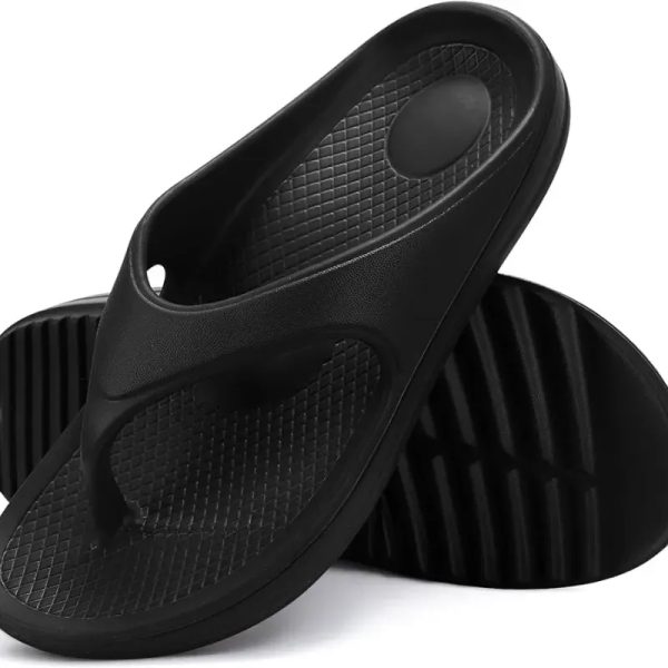 Chanclas Ortopédicas Negras | Confort Inteligente para tus Pies