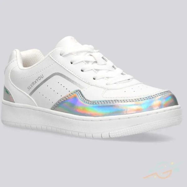 Tenis blanco plateado SPRINTER #0001
