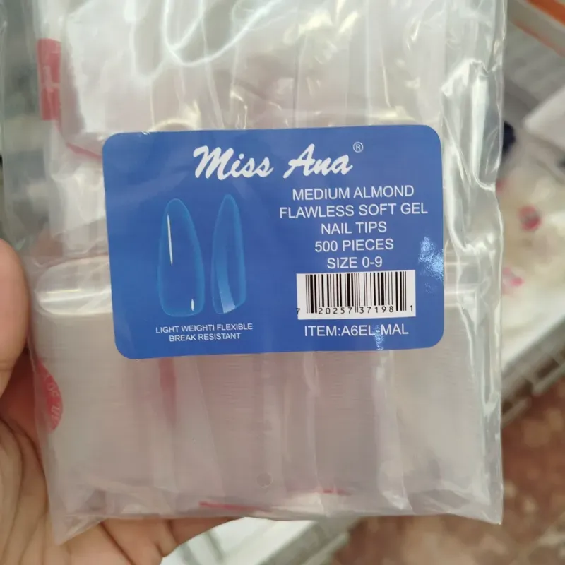 Uñas full cover 500 piezas