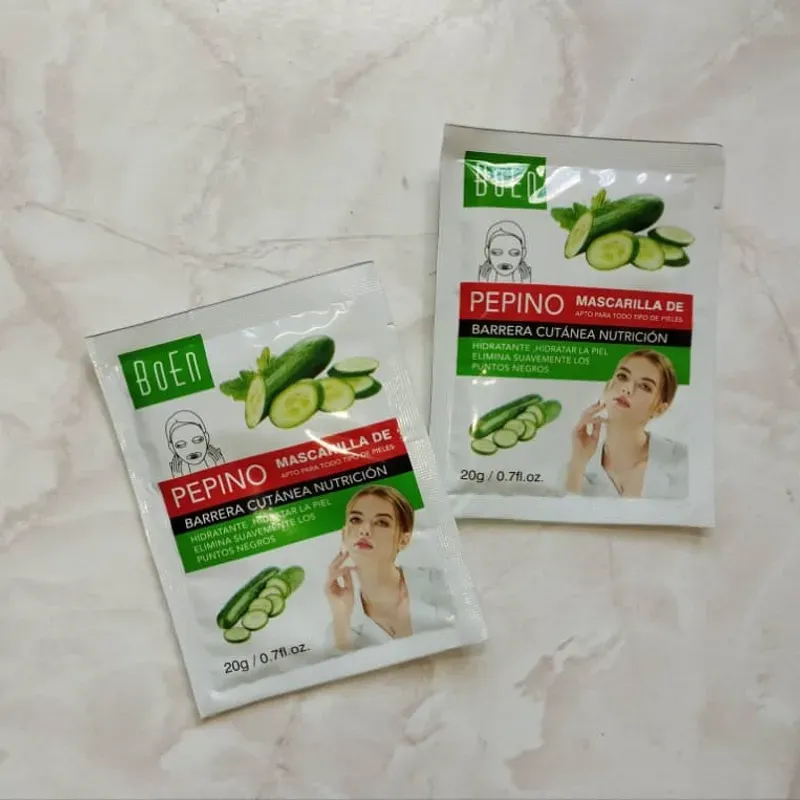✨ Mascarillas peel - off de pepino✨