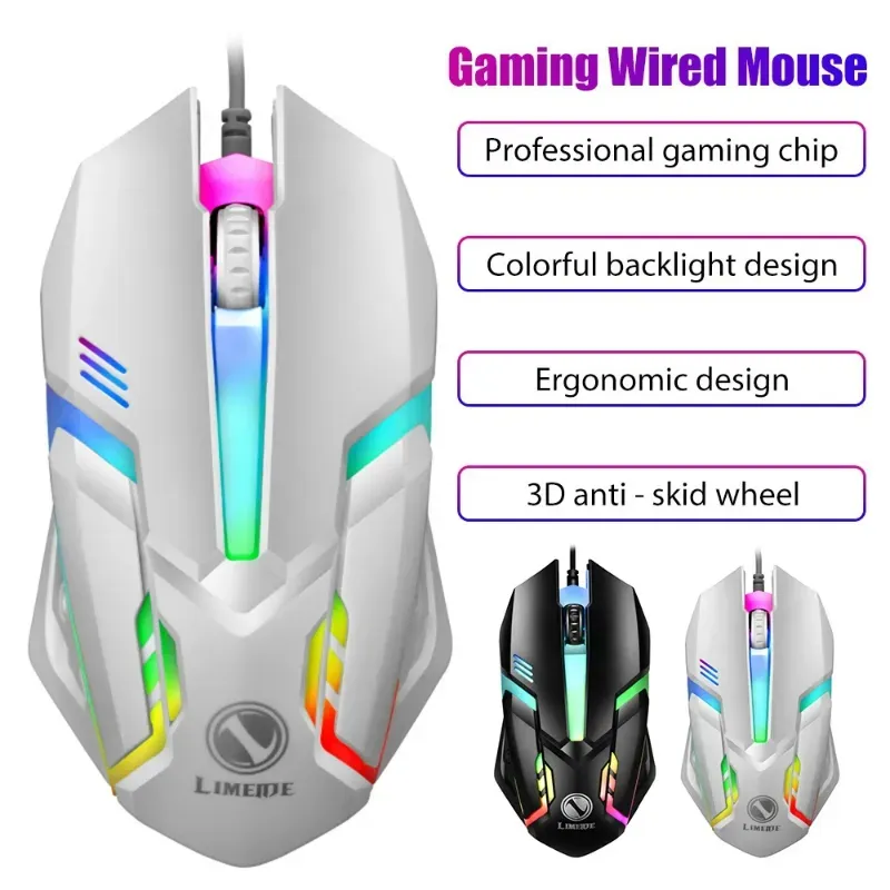 MOUSE LIMEIDE CON CABLE S1