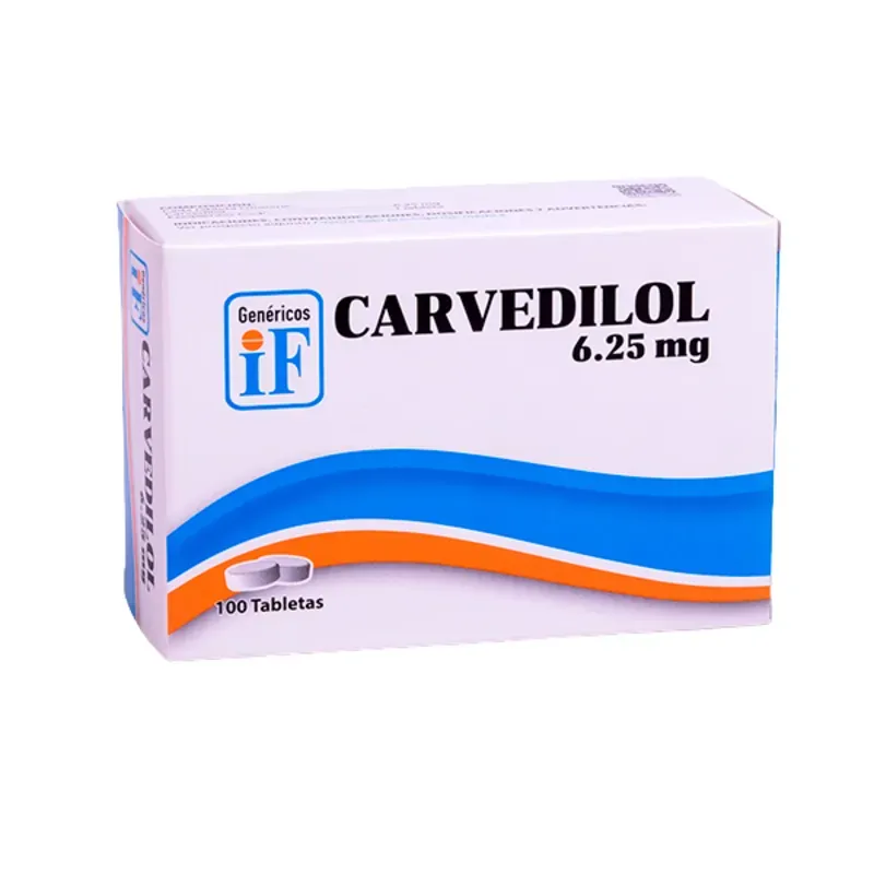 Carvedilol 6.25mg-10tab