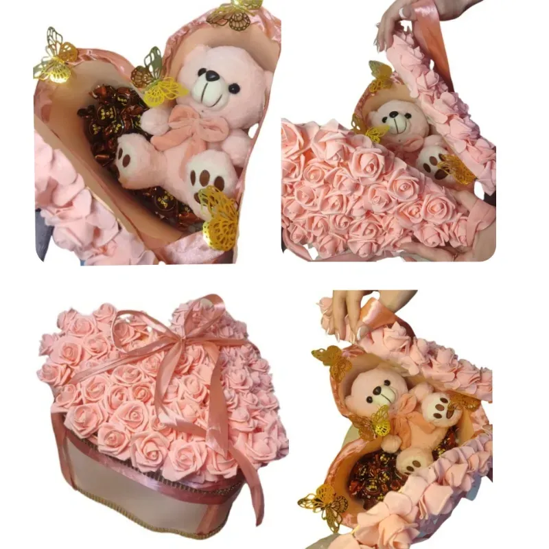 Luxury Heart-Box "Champagne Explosion"