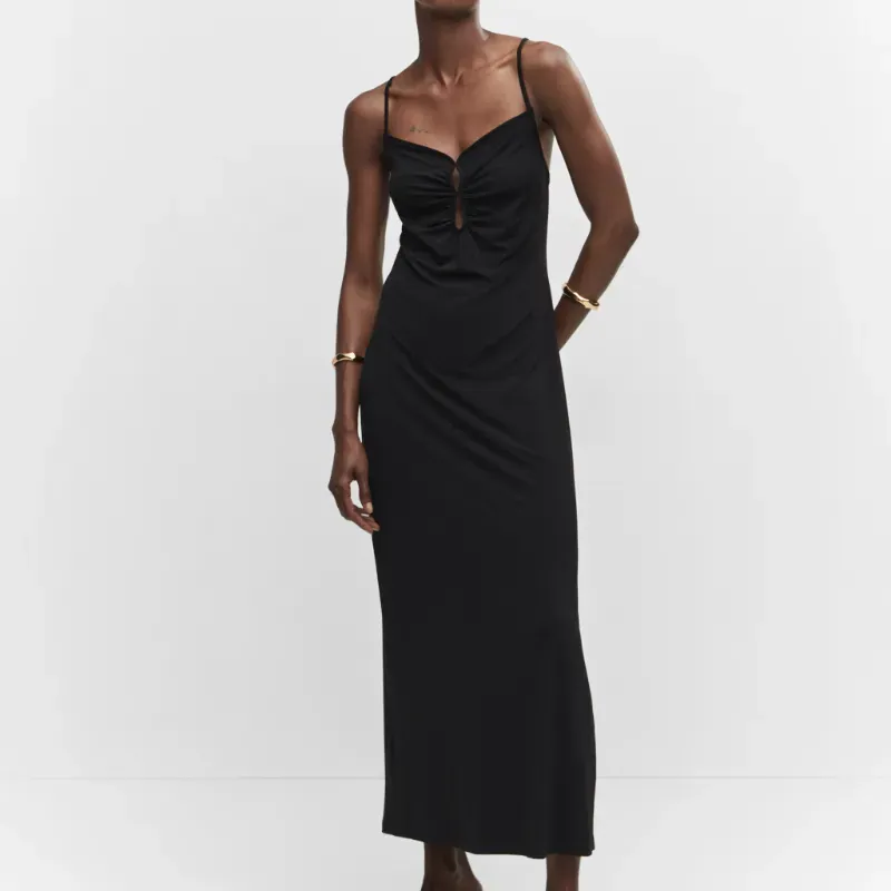 Vestido detalle fruncido