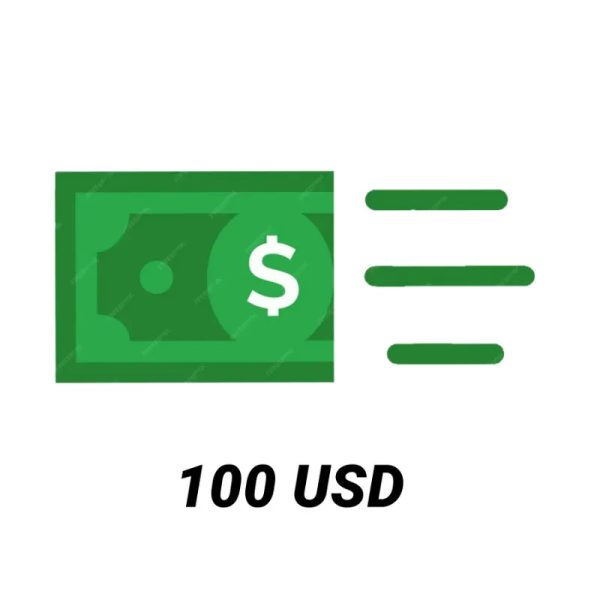 Envío de 100 USD.