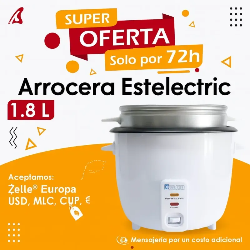 Olla Arrocera 1.8 L Estelectric*