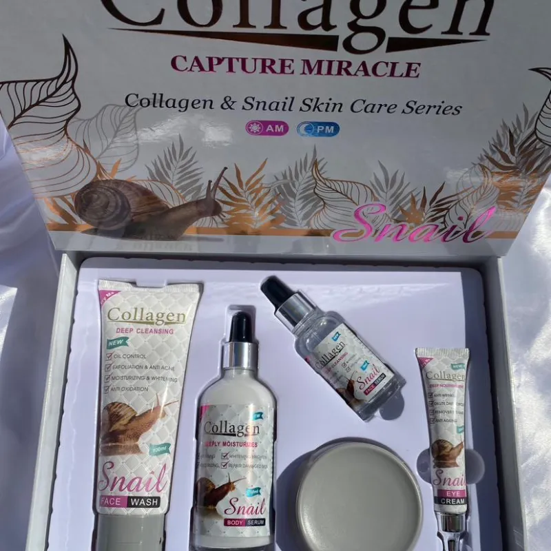Set Completo de Skincare de Baba de Caracol