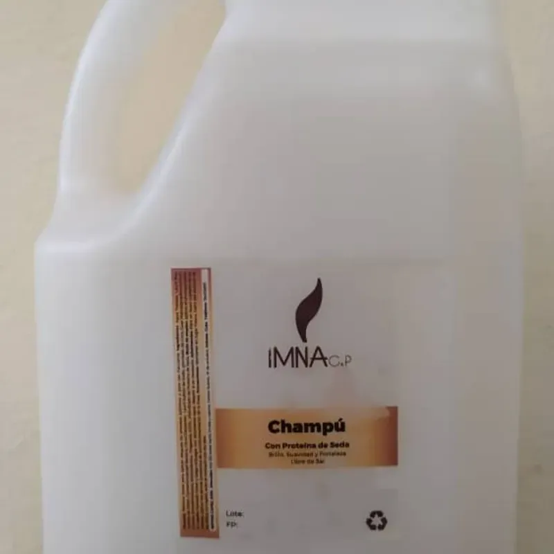 Champú con proteína de seda ideal para salones de belleza 5L