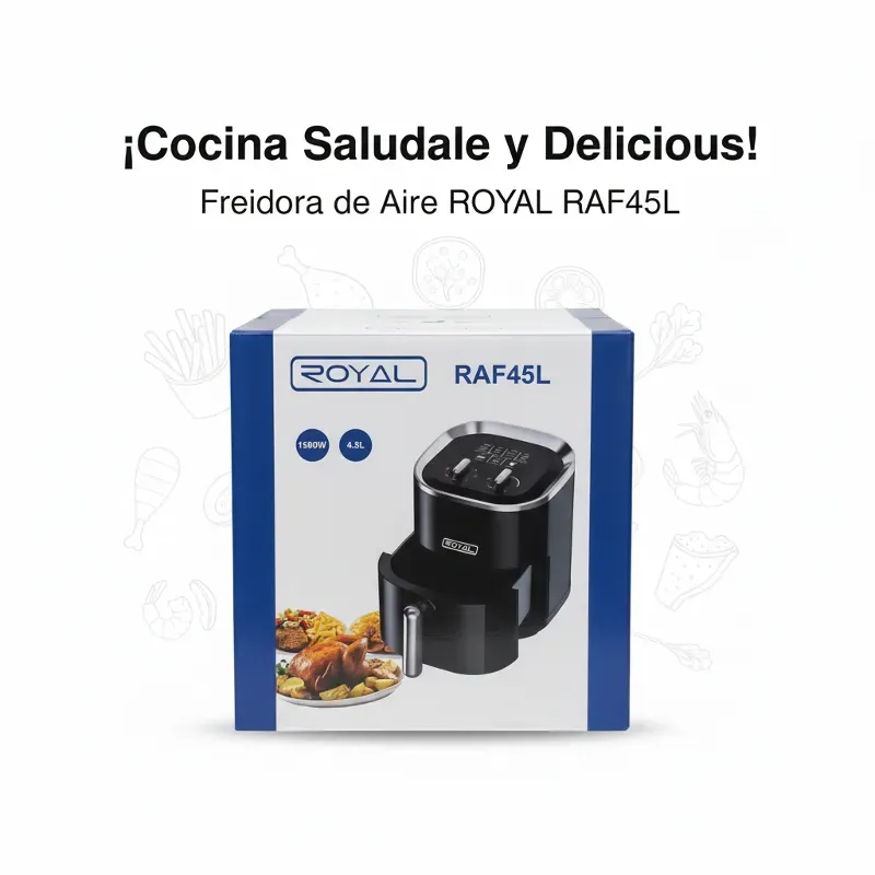 Freidora de aire maraca ROYAL (75 USD)