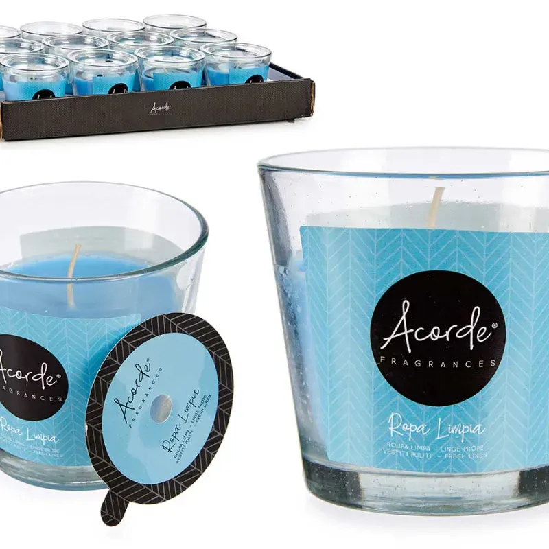 Vela vaso 28h ropa limpia