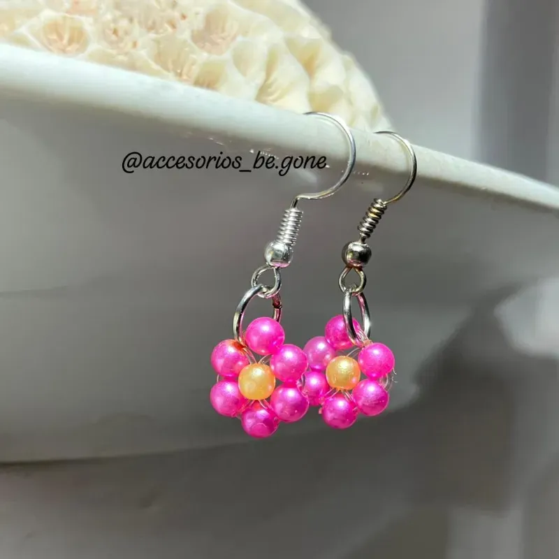 Aretes de flores
