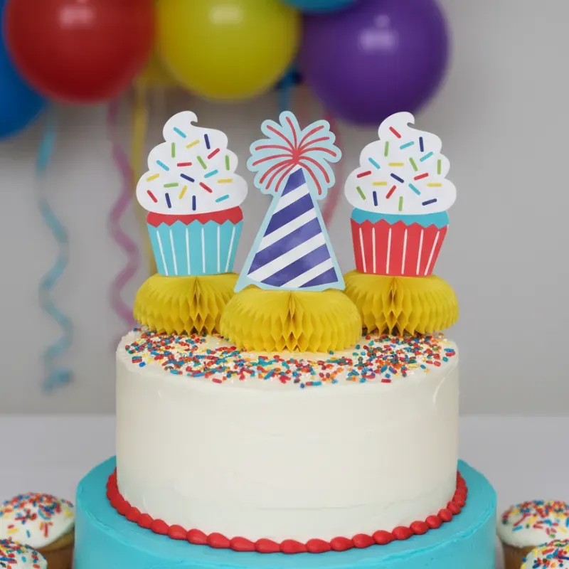 Adornos de cup cake o Centro de mesa