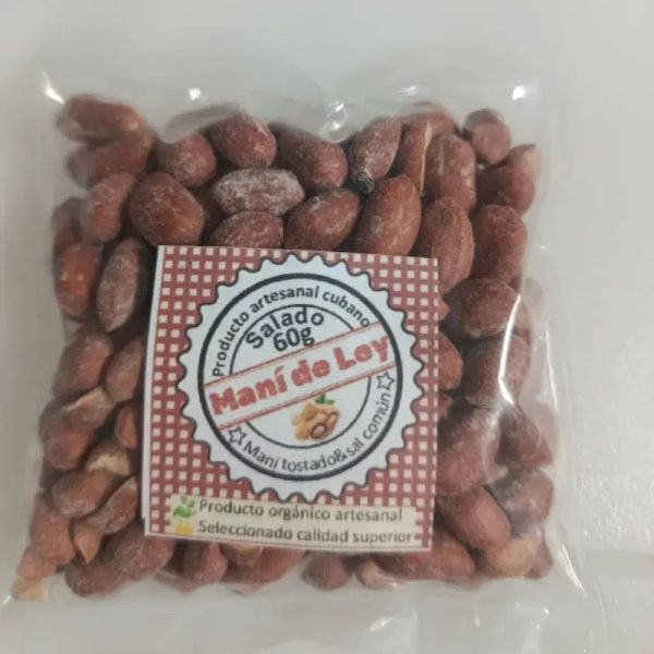 MANÍ TOSTADO CON SAL (5*60 g)