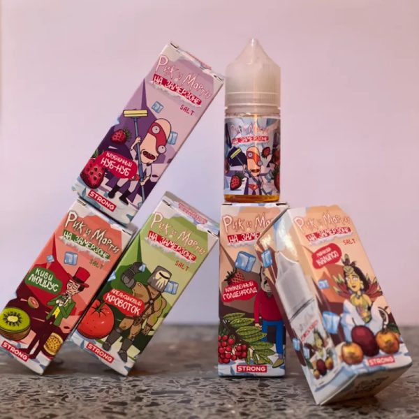 Pomos de 30ml (RICK AND MORTY) ice con 5% de sales nicotina