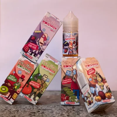Pomos de 30ml (RICK AND MORTY) ice con 5% de sales nicotina