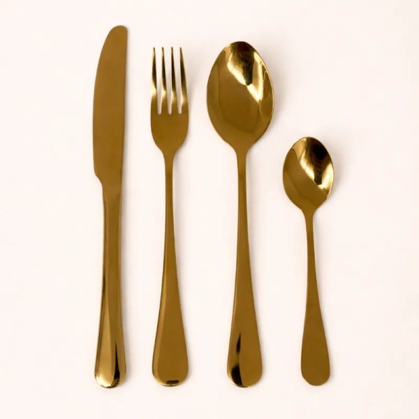 Cubiertos Dorados