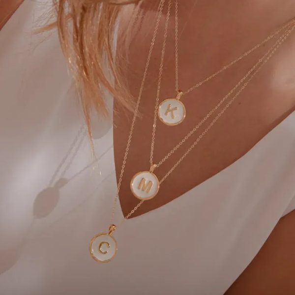 Cadena De Letras + aretes (M)