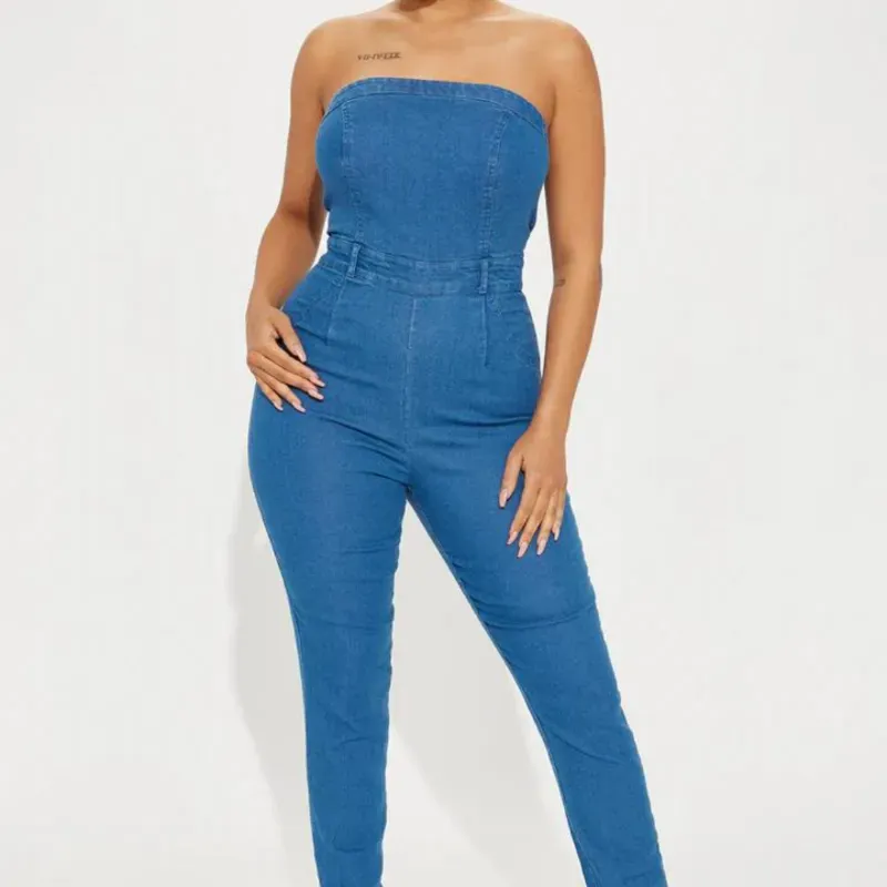 Mono enterizo mezclilla