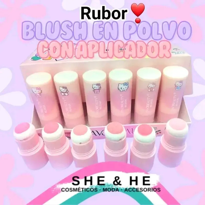 Rubor en polvo