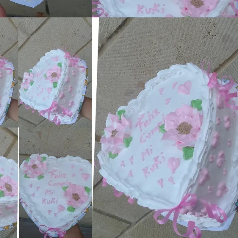 Pastel de corazón