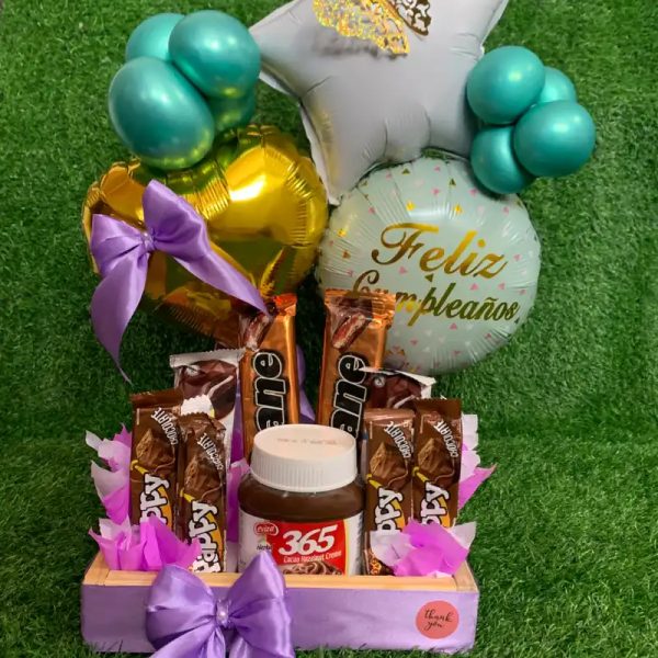 Arreglo con globos  