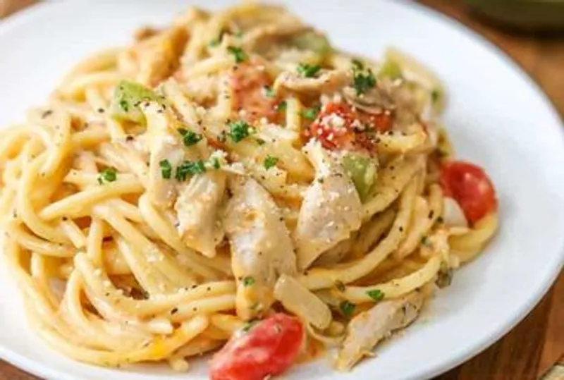 (QB) Espaguetis con Pollo