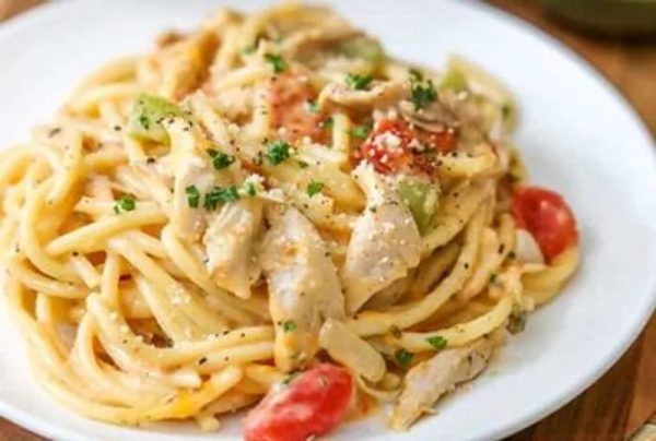 (QB) Espaguetis con Pollo