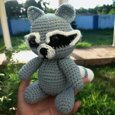 Amigurumi mapache 