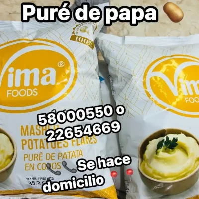 Puré de papa instantáneo 