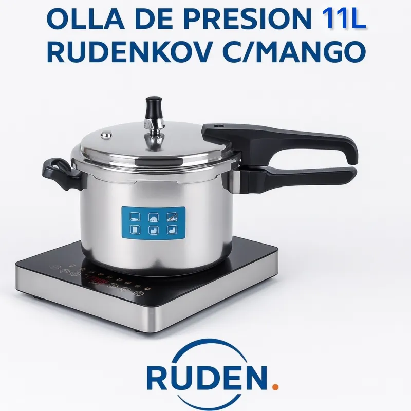 OLLA DE PRESION 11L RUDENKOV C/MANGO