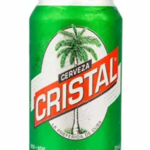 Cerveza cristal en lata