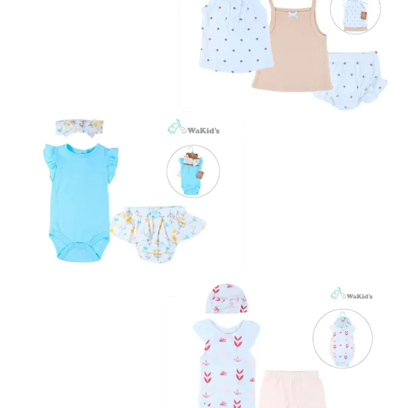 Set de Conjuntos de Ropa Infantil para Bebé (Hembra)