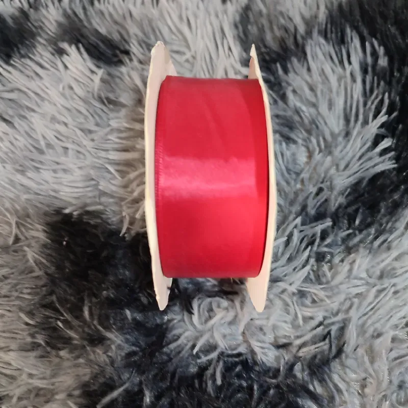 Cinta satín 4cm rosada oscura