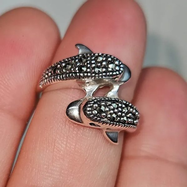 Anillo de plata 925 y Marquesitas
