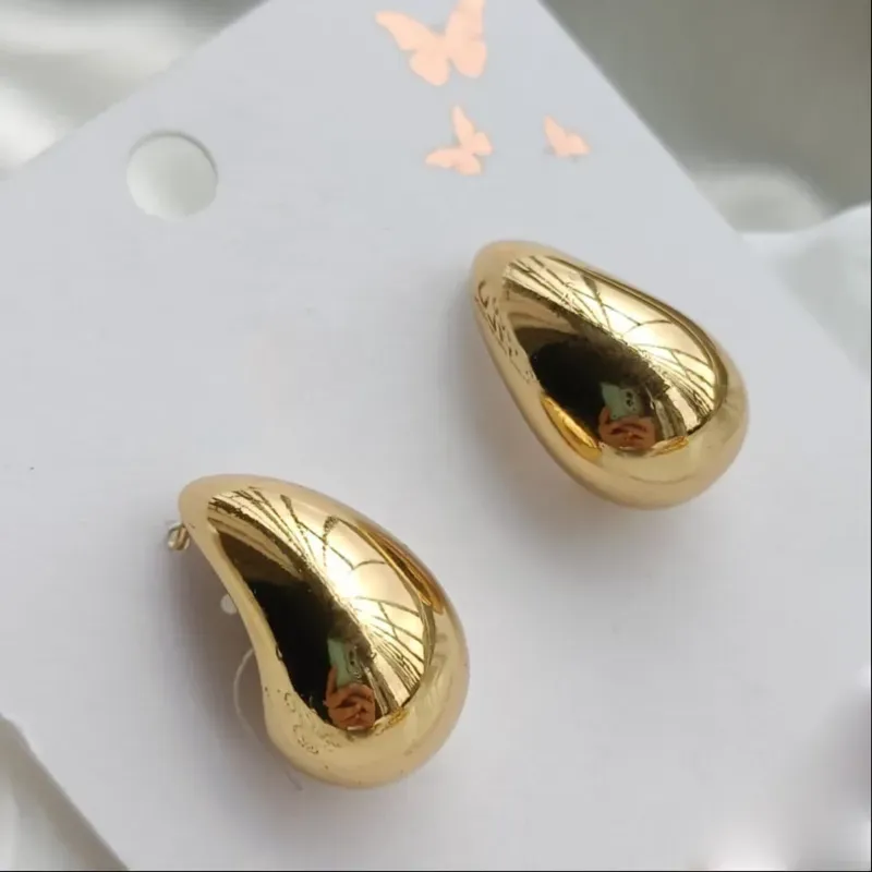 Aretes de gota grandes