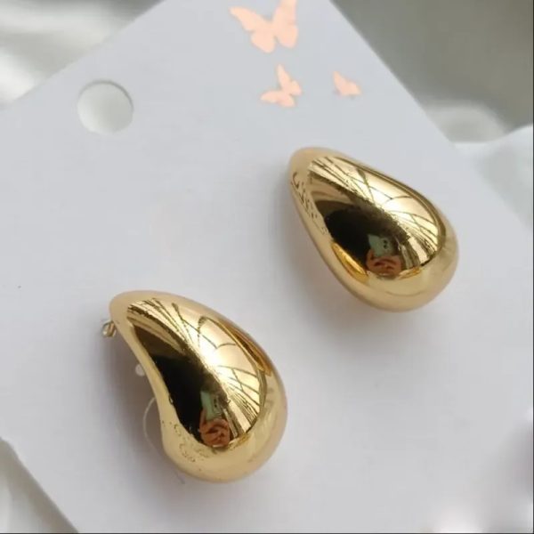 Aretes de gota grandes