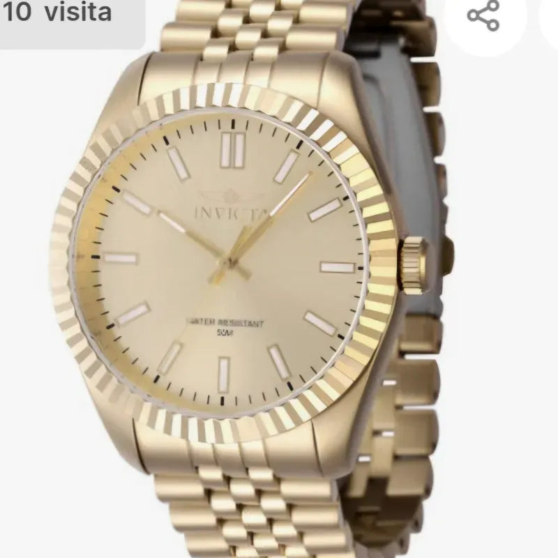 Invicta hombre Specialty gold