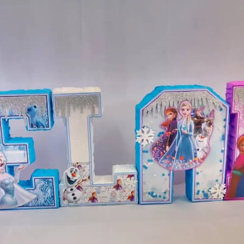 Nombre en 3D (6 letras)