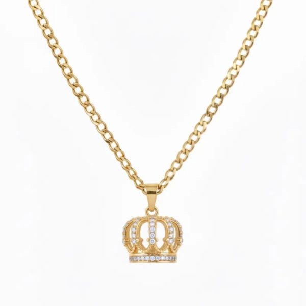 Cadena con dije de corona
