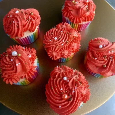 Cupcakes nata rellenos