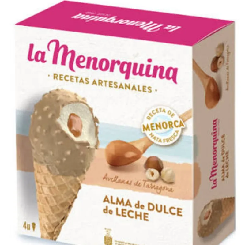 Conos de Helado Dulce Leche