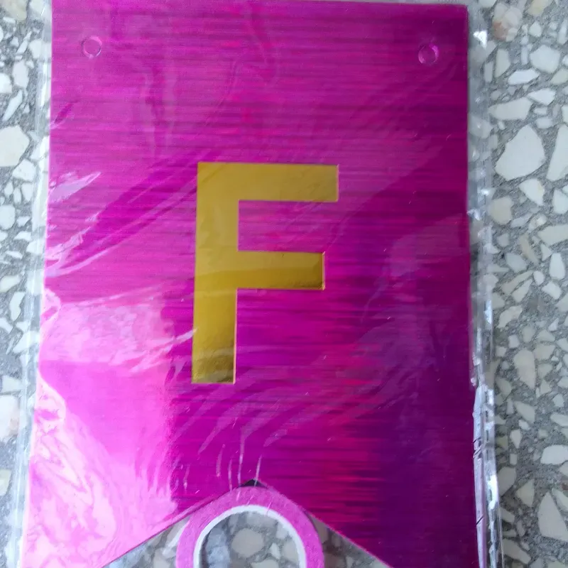 Feliz cumpleaños original rosa fucsia