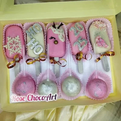 ❄️Caja FELIZ AÑO NUEVO de paletas.