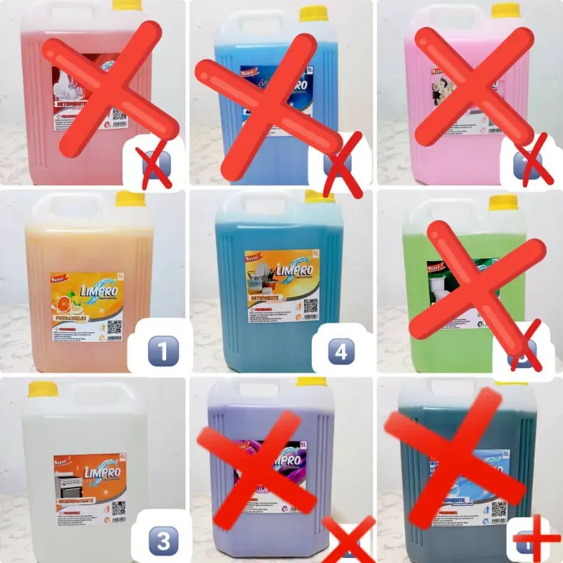 PRODUCTOS DE LIMPIEZA  -DETERGENTE MULTIUSOS y FRIEGASUELOS