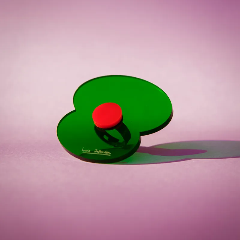 ANILLO POPPY TRANSPARENTE