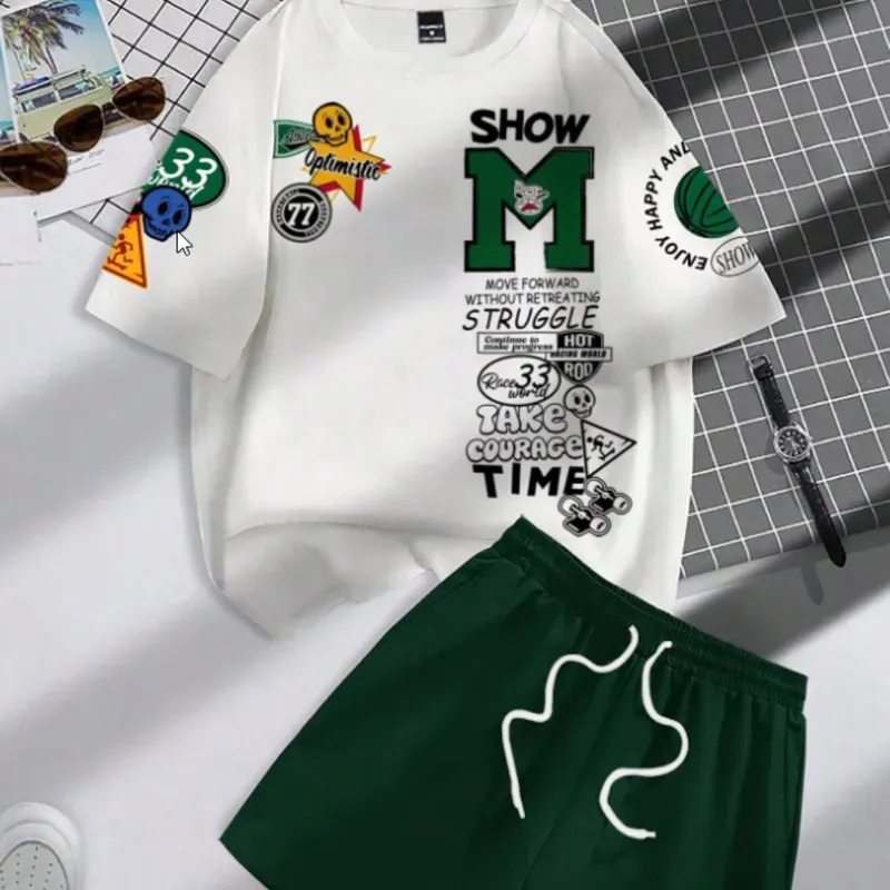 Pullover & Short Green