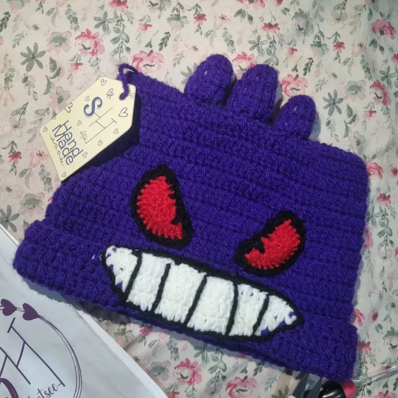 Gorro de pokemon Gengar