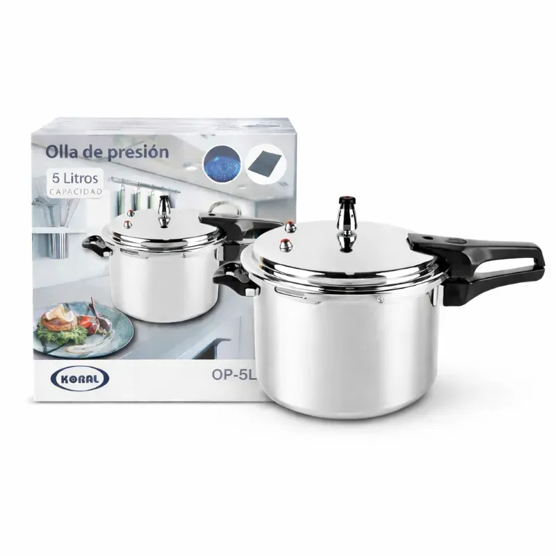 OLLA DE PRESIÓN DE INDUCCIÓN 5L KORAL (MNC)