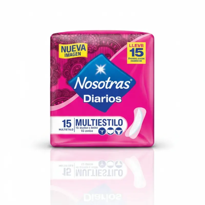 Protectores Diarios Multiestilo Nosotras Familia - 15 unidades