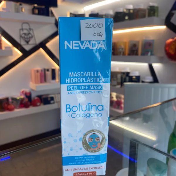 Mascarilla hidroplastica de botulina y colágeno